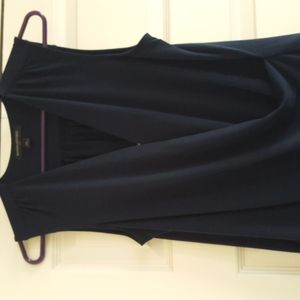 Banana Republic Navy Blue Crossover Top XS